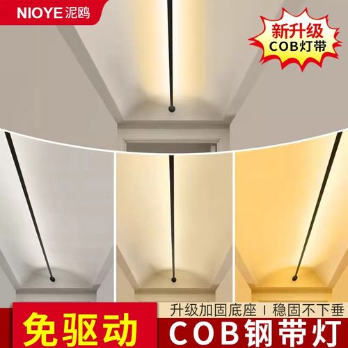 线灯220V免驱动灯带玄关过道走廊阳台LED钢丝网红极简钢带灯