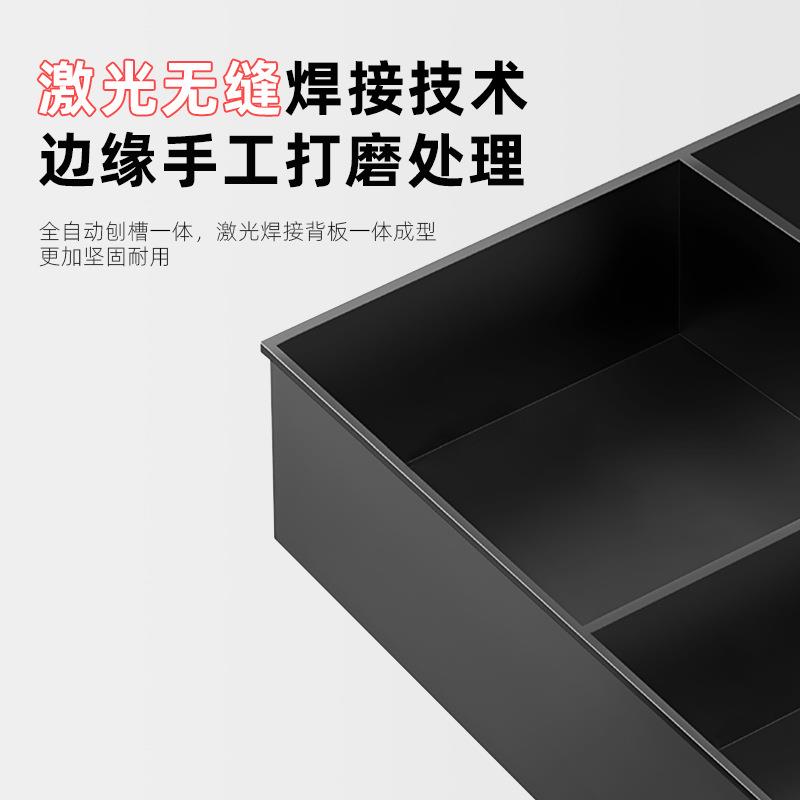 直销新款不锈钢电视壁龛嵌入式75寸电视柜背景墙金属内嵌式85寸壁