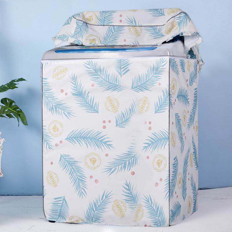 直销新款跨境通用防晒防水双桶洗衣机防尘罩家用上开印花波轮洗衣