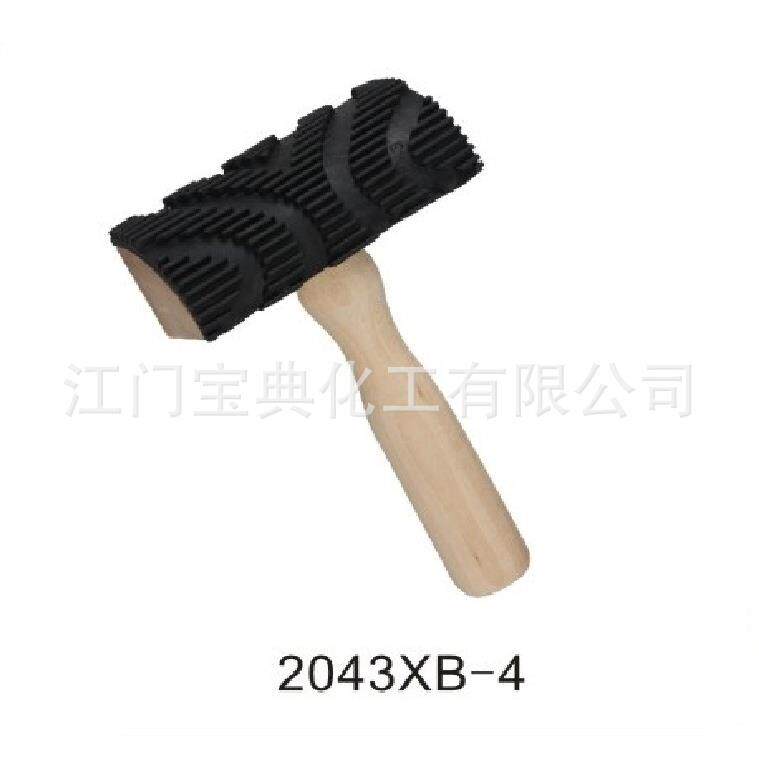 新款直销肌理漆修边角器墙艺模具背景拉花工具仿古质感硅藻泥滚筒