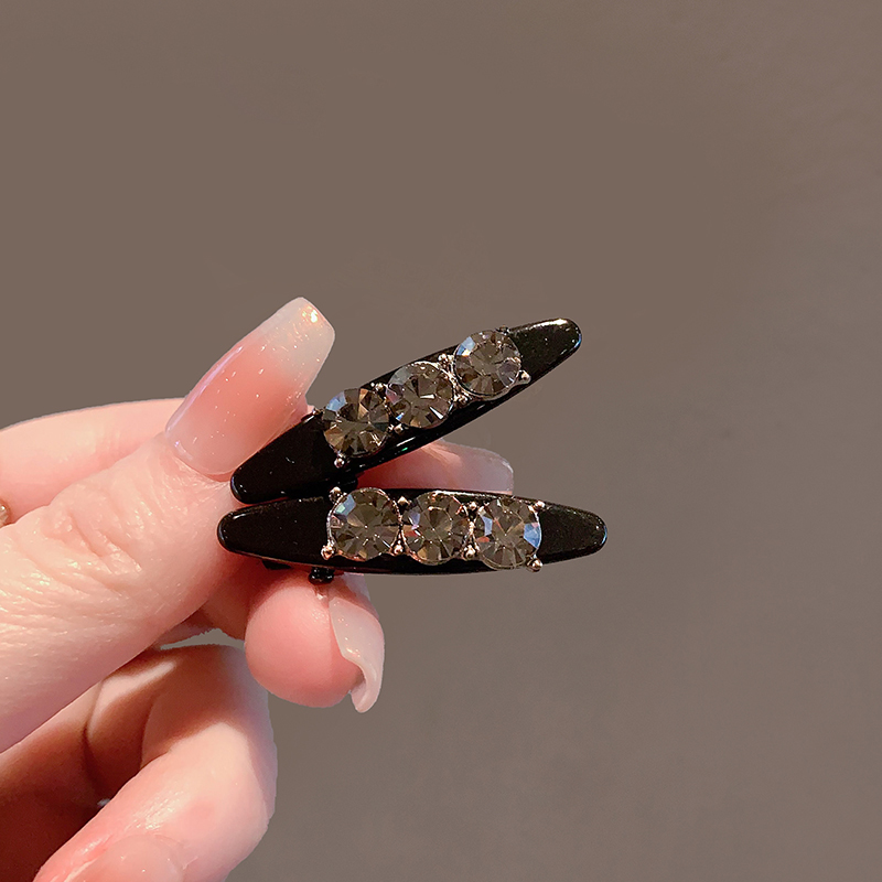 小号水钻侧边鸭嘴夹迷你刘海夹