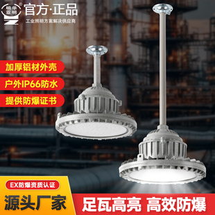 LED防爆灯工业加油站罩棚户外隔爆型投泛光灯仓库厂房防爆投光灯