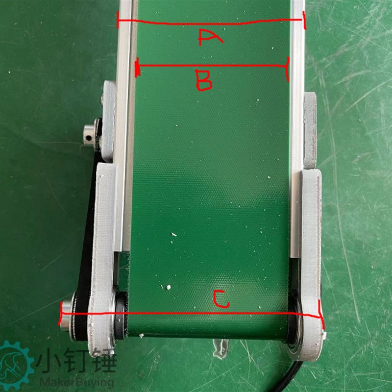 热销6*50cm小型桌面传送带流水线小型输送机学生摩檫力实验科技创