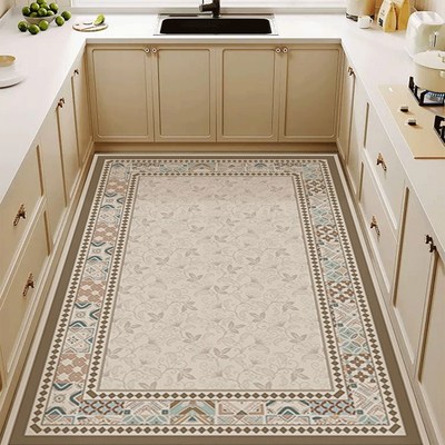 热销厨房满铺地垫大面积全铺硅藻泥吸水吸油地毯整铺可裁剪脚垫子