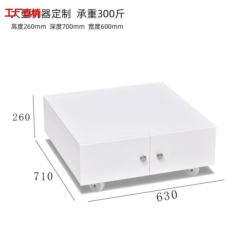 打印机柜子大型移动落地矮柜带轮工作台放置柜文件柜A3覆印机底座