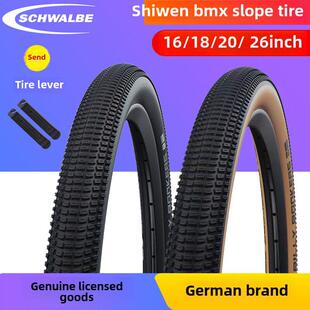 Shiwen Schwalbe Billy Bonkers 16 18 20 26英寸黄边可折叠版土