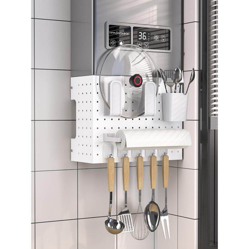 燃气热水器遮挡罩燃气管道遮挡置物架壁挂炉热水器水管遮挡装饰盖