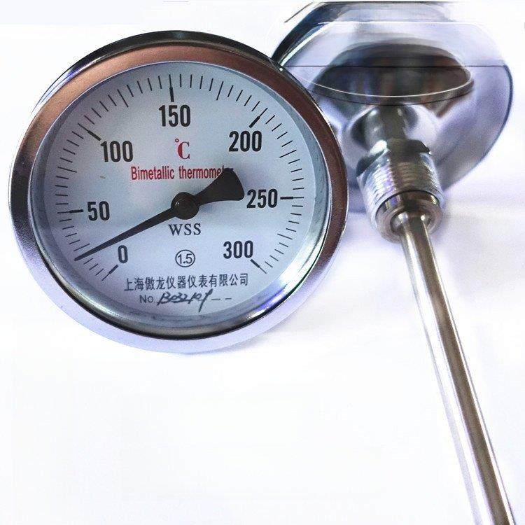 双金属温度计Wss-401不锈钢轴向指针锅炉管烤箱工业温度计,五金/工具,测温仪,淘宝优惠券,粉丝福利购,淘宝优惠卷