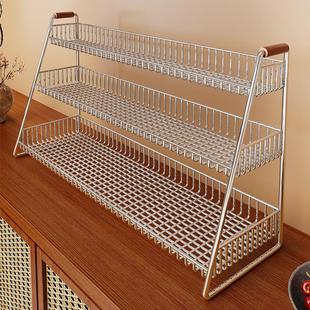 博古架杯架台面多层茶具展示架茶桌收纳架杯子沥水架茶室放茶杯架