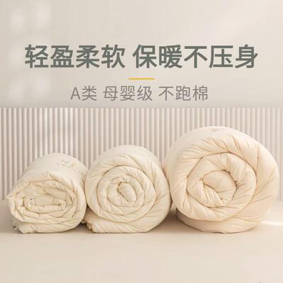 轻软保暖 A类冬被夏被春秋被子母被子被芯二合一大豆纤维被空调被