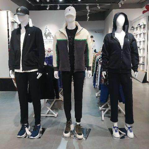 男模特全身服装店商场橱窗展示架子烤漆坐式黑色红色镂空塑料假人