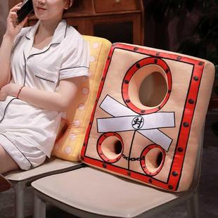 饰抱枕护腰枕头居家搞笑 搞怪靠枕cos坐牢装
