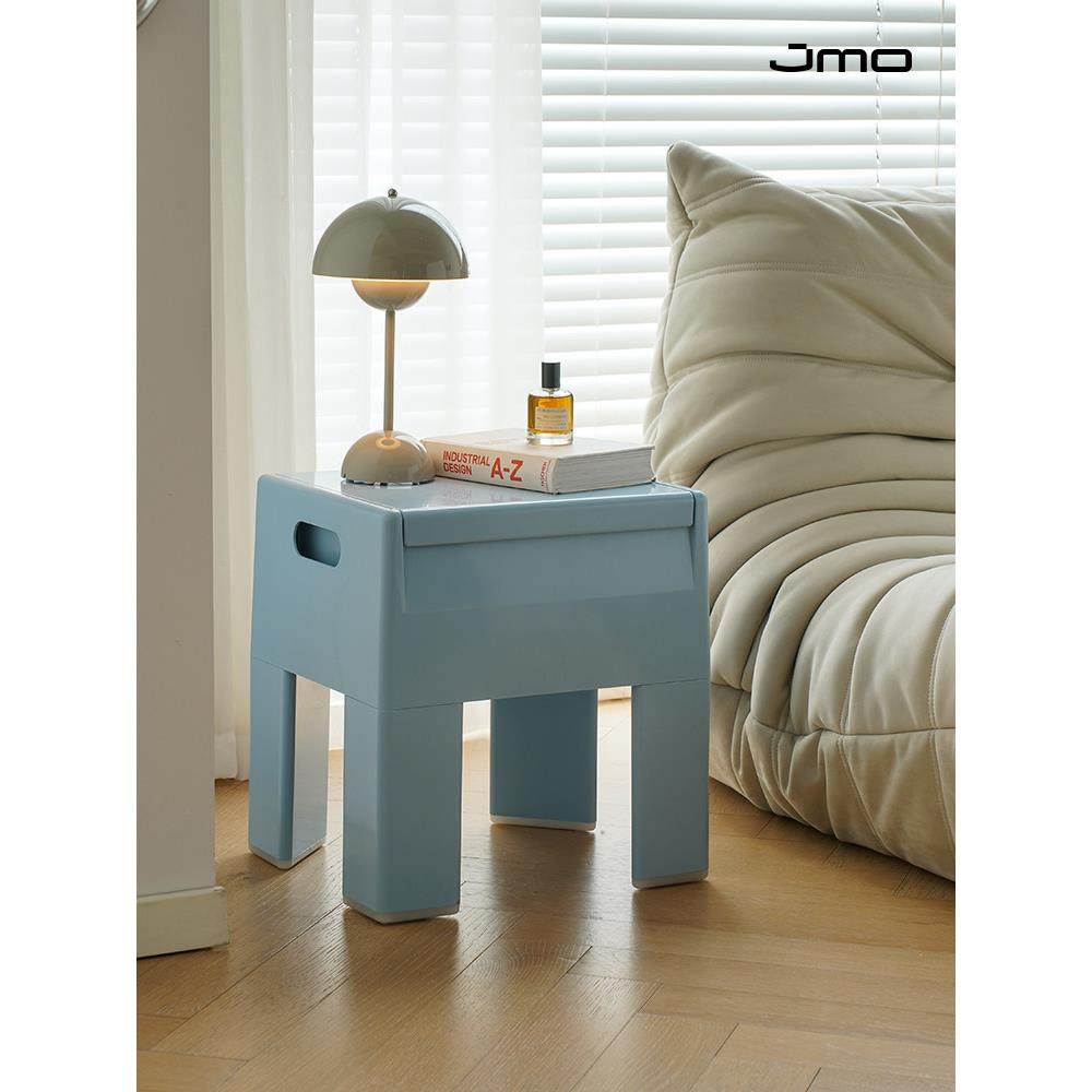 jimo Jmo中世纪创意收纳柜休闲床头多功能收纳柜沙发边桌换鞋凳,住宅家具,矮凳,淘宝优惠券,粉丝福利购,淘宝优惠卷