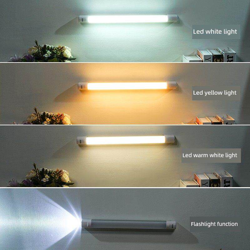 应急灯家用USB充电式LED灯管无线照明磁铁吸附户外夜市摆地摊超亮