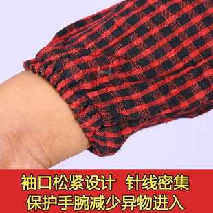 长袖 直销新款 纯棉罩衣加大围裙男女家用厨房围腰全棉透气棉麻工作