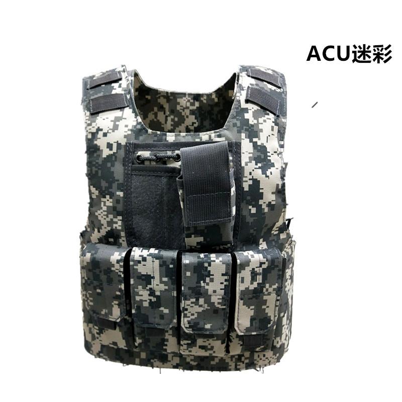 新款直销儿童战术背心 吃鸡马甲 和平精英 CS背心绝地求生服饰 一