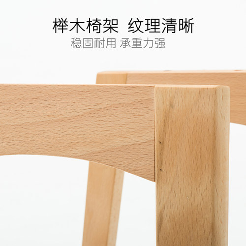 欧式实木吧台椅子现代简约时尚高脚凳靠背吧椅酒吧凳前台高凳子