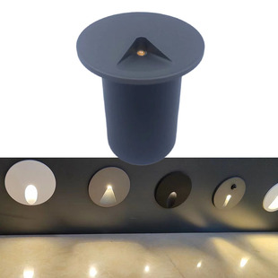 LED地脚灯楼梯台阶灯别墅酒店走廊侧壁人体感应踢脚灯暗装小夜灯