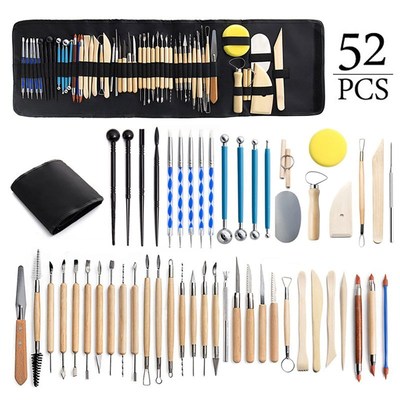 手工陶艺工具套装DInY手工泥塑工具粘土雕刻点钻笔泥塑造型diy