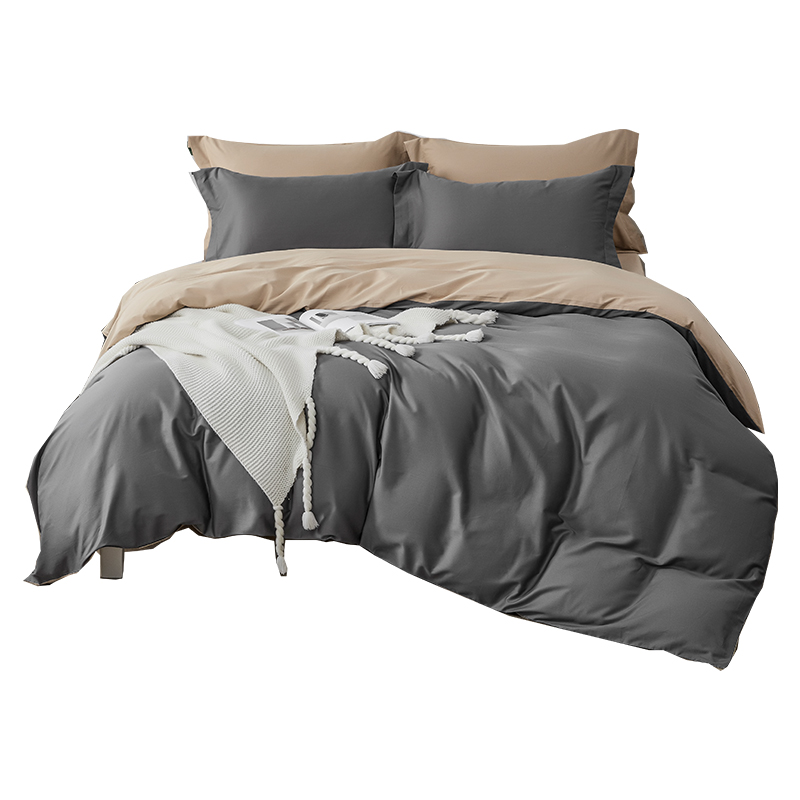 双拼全棉被套单人1.5米双人被罩180X200KX230X250被单加大定制