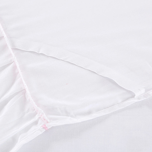 白色床罩床裙式 单件防滑荷叶边全棉床单18x2x22m床套保护套