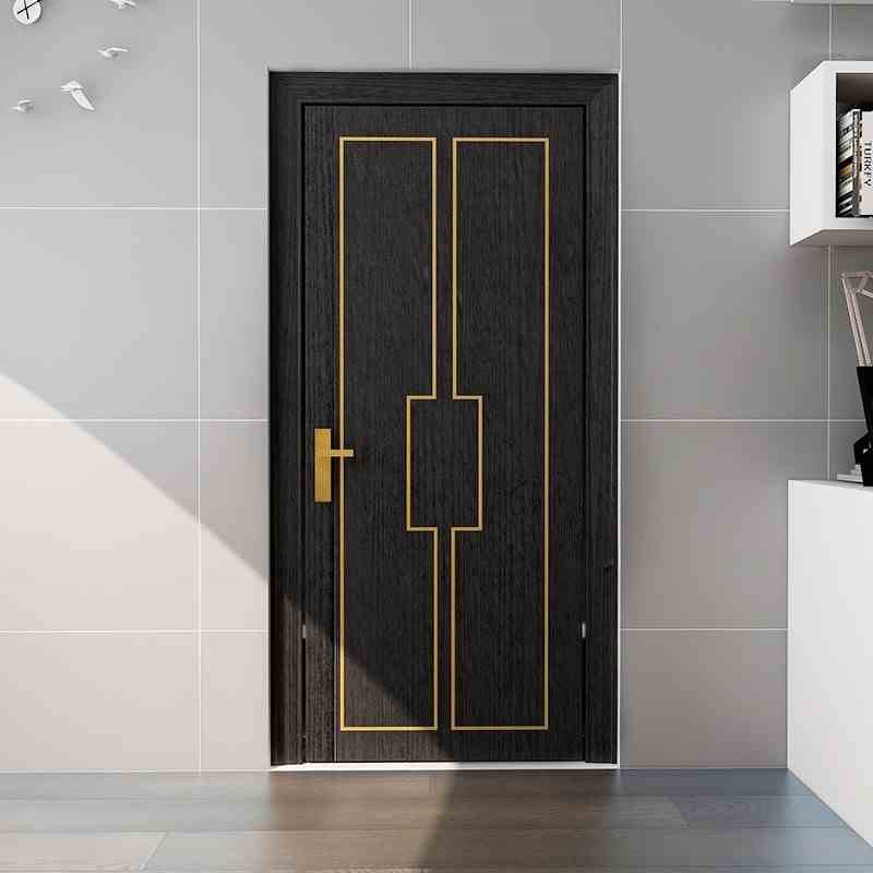 门贴纸自粘整张包边门框防撞条电梯门上装饰遮丑翻新入户改造壁纸