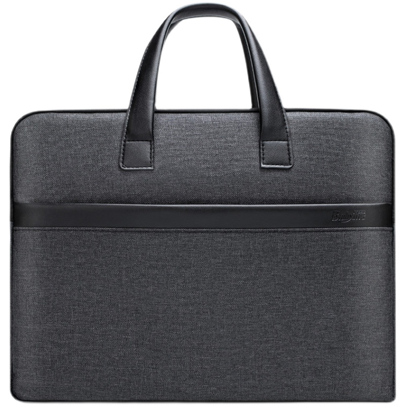 公文包帆布手提文件袋大容量档案袋手提J包商务办公会议文件包定