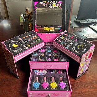 女儿的宝藏珠宝儿童首饰套装diy串珠手链咕卡套装礼盒送女孩礼物