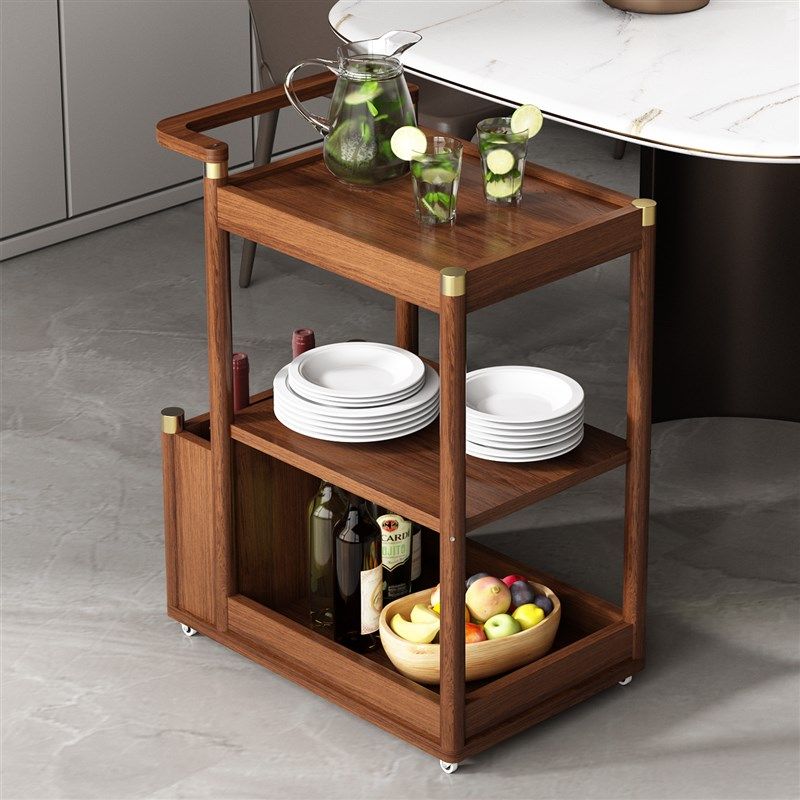 可移动边几小推车客厅沙发边柜中古茶几实木收纳置物架子酒水餐车,住宅家具,移动边几/推车,淘宝优惠券,粉丝福利购,淘宝优惠卷