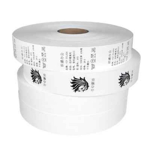 新品版水洗唛空白干布装签织唛服标洗E涤成分标带洗店耐洗水唛碳