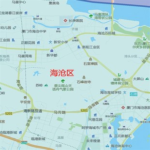 2021新款厦门市地图贴图办公室挂图高清防水墙壁贴超大装饰画定制