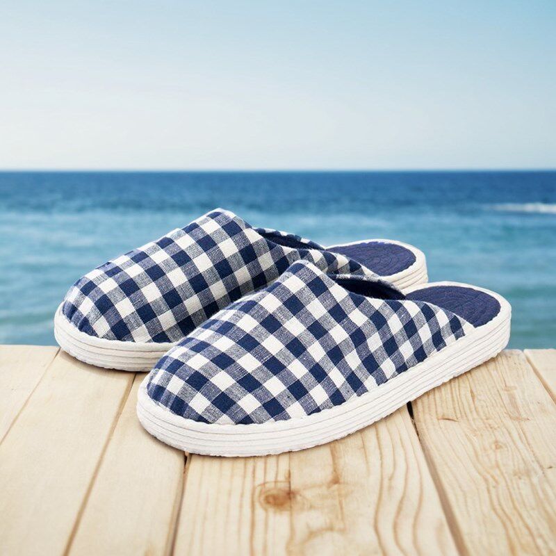 春夏季室内软底静音办公室拖鞋男士纯棉千层底手工布鞋包头居家鞋