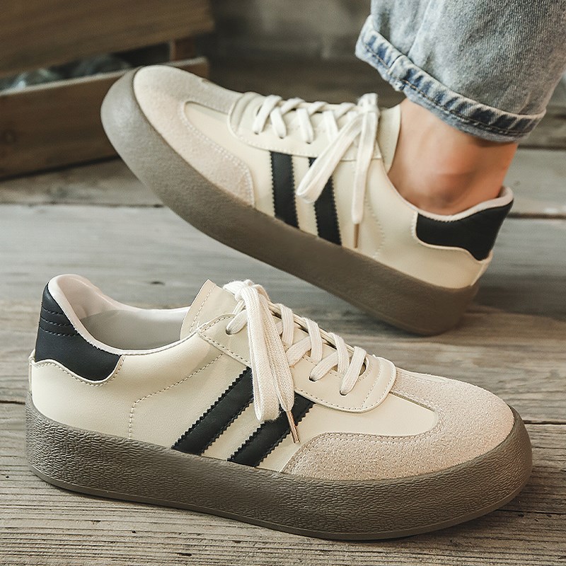 夏季大码男鞋45休闲加宽加肥板鞋46情侣小白鞋47男款帆布德训鞋48