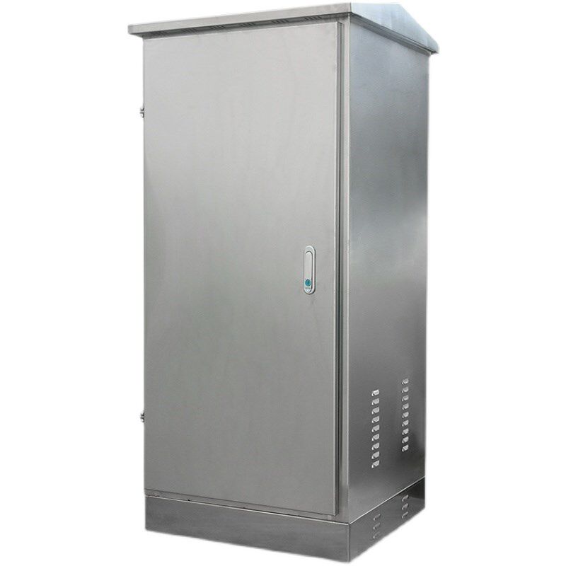 不锈钢网络机柜户外落地监控箱室外防水箱交换机弱电箱电气设备箱