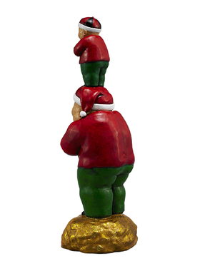 稀奇艺术雕塑瞿广慈《大财神和他的小财神》桌面人物摆件新年礼物