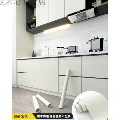 橱柜贴纸防水防油自粘厨房厨柜防潮柜子柜门Q装饰家具翻新改色贴