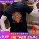 店春夏季 新款 短袖 印花男士 T恤 棉ins宽松痞帅圆领休闲大码 桑植服装