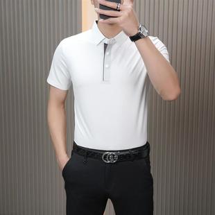 时尚 少祺个体店男士 商务翻领衬衫 POLO衫 休闲衬 专w柜2025春夏新款
