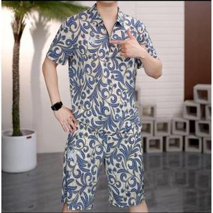 翻领POLO衫 洛羽上海服饰专卖五分短裤 外穿百搭H短袖 男夏季 套 薄款