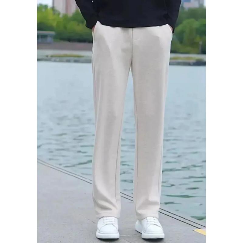 Aureus轻奢男装秋男款直筒裤大码男士r休闲时尚百搭欧货直筒裤子