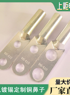 DT2-150-16双孔定置铜鼻子 150平方螺栓孔径16.5MM 中心孔距45MM