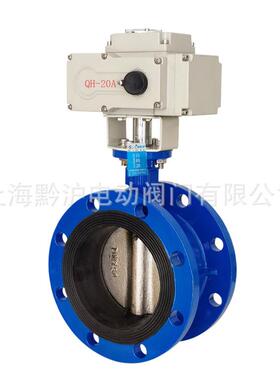 D941X-16电动法兰软密封蝶阀球墨铸铁阀门橡胶软密封蝶阀