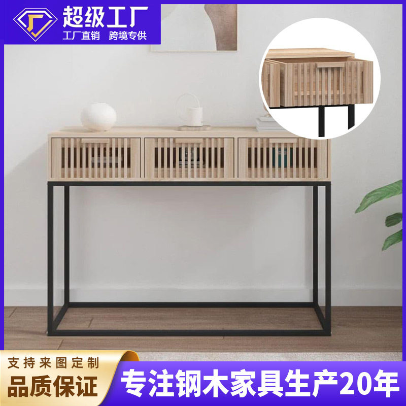 现代简约玄关桌子靠墙客厅门厅案台走廊过道入门条案长条桌子批发