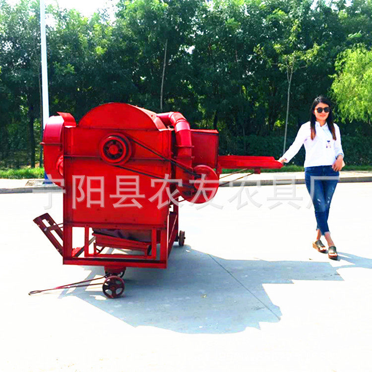 125型小麦脱粒机高粱黄豆谷子打粒机稻子麦子打谷机