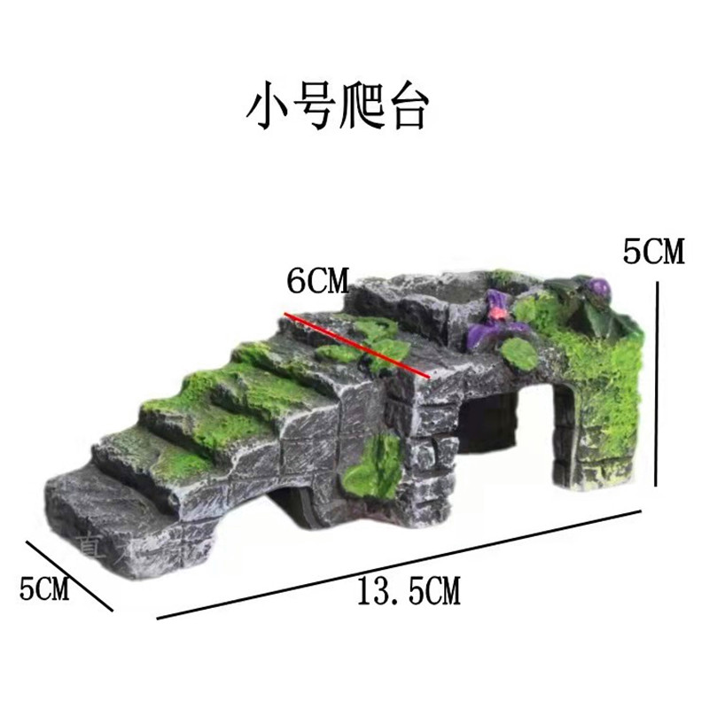 寄居蟹躲避屋树桩树洞树皮爬宠箱造景摆件攀爬藤条