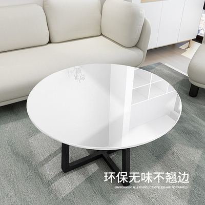 桌面贴纸圆桌翻新自粘大理石纹桌贴餐桌饭桌防水防油加厚桌子贴膜