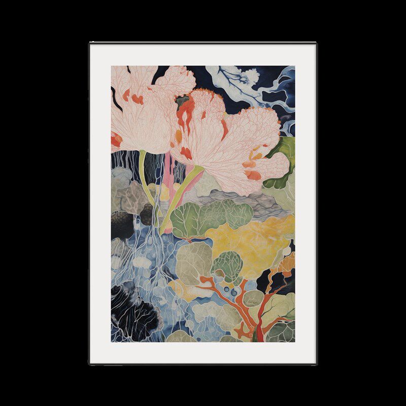 泰集泉出品艺术家合作低声花语餐厅客厅卧室书房装饰画