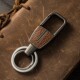 简约双圈男士 汽车钥匙链钥匙圈环锁匙扣185 腰挂钥匙扣创意个性