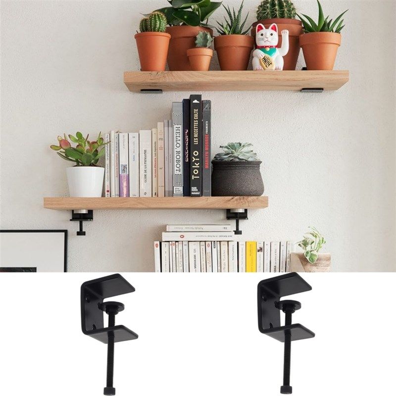 书架墙上简约置物架铁艺支架壁挂支架支撑架托架壁挂置物客厅支架