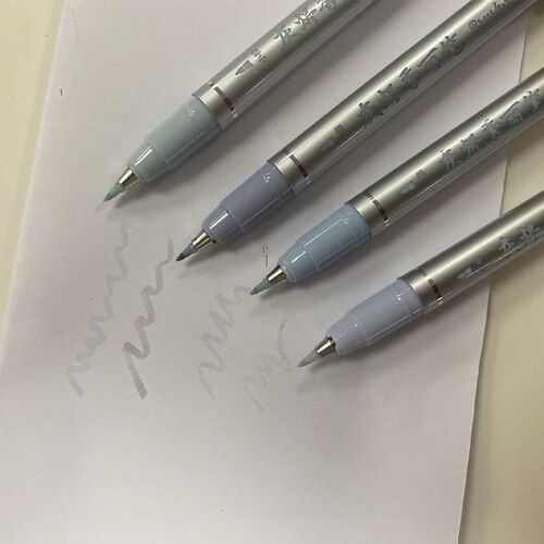 秀普富莱卡勒灰色秀丽笔耐水性笔深浅黑灰勾线笔学生速写绘画用